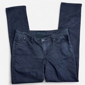 Rock & Republic Black Washed Skinny Jeans Womens Size 12 Grunge Y2K Casual Chic